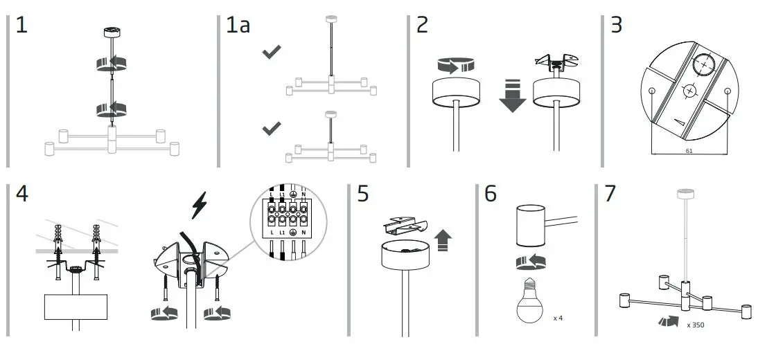 Nowodvorski-Radius-IV-Black-7931-Bedroom-Chandelier-FIG-2