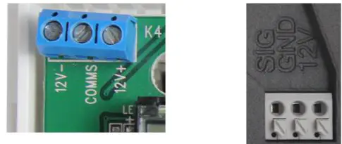 micro-Air ASY-351-X01 EasyTouch RV Thermostat Installation Guide - Connect 12V- to GND