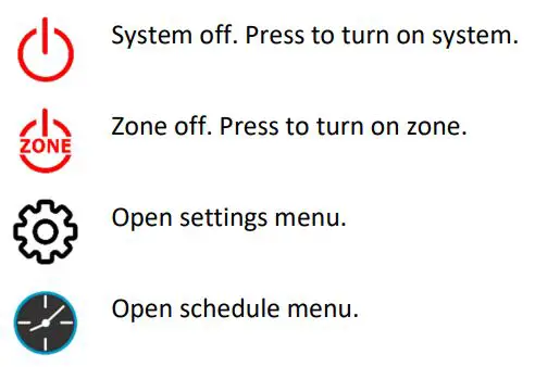 micro-Air ASY-351-X01 EasyTouch RV Thermostat Installation Guide - System Off