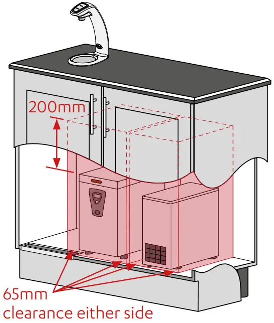 Instanta UCB10H Instatap Under Counter Boiler 10Ltr High Tap - UCB
