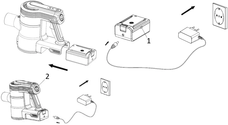 HYUNDAI Aqua Turbo Pro 300W Premium Cordless Vacuum A2