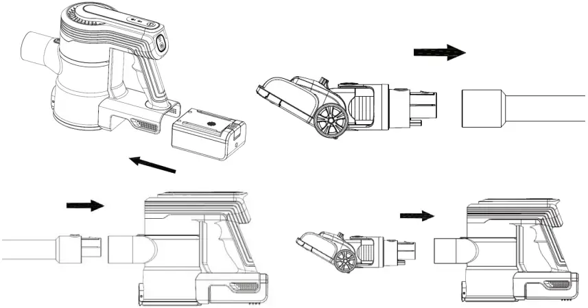 HYUNDAI Aqua Turbo Pro 300W Premium Cordless Vacuum A3