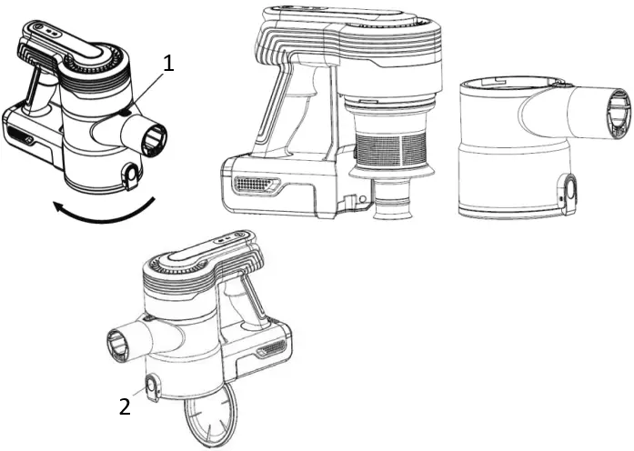 HYUNDAI Aqua Turbo Pro 300W Premium Cordless Vacuum A5