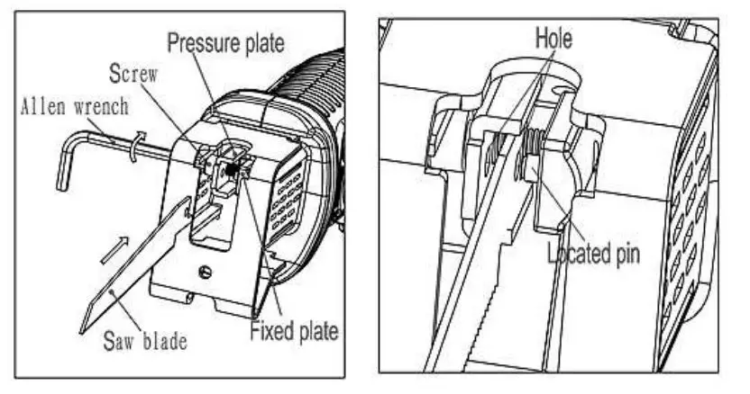 Coopers Orange Cordless Saw Rechargeable H223 - Fig 2.