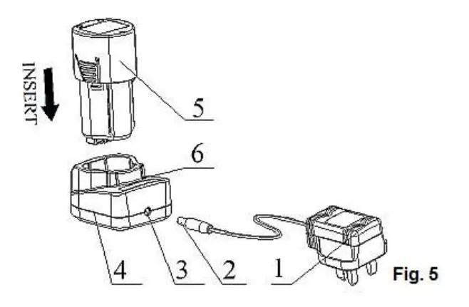 Coopers Orange Cordless Saw Rechargeable H223 - Mounting the Hook 5
