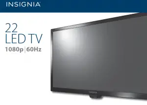 INSIGNIA NS-22D510NA19 22″ LED TV 1080p 60Hz Manual