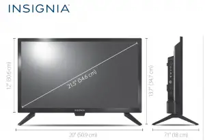 INSIGNIA NS-22D510NA19 22″ LED TV 1080p 60Hz Manual