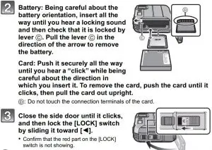 FIG 14 Inserting and Removing the Card