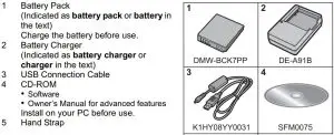 FIG 4 Standard Accessories