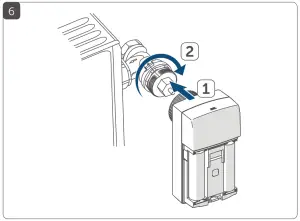 Homematic IP HmIP eTRV-C2 Wireless Thermostatic Radiator - Instlastion5
