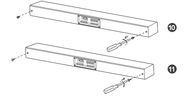 TCL TSR1 Roku TV Wireless Soundbar- Wall mount