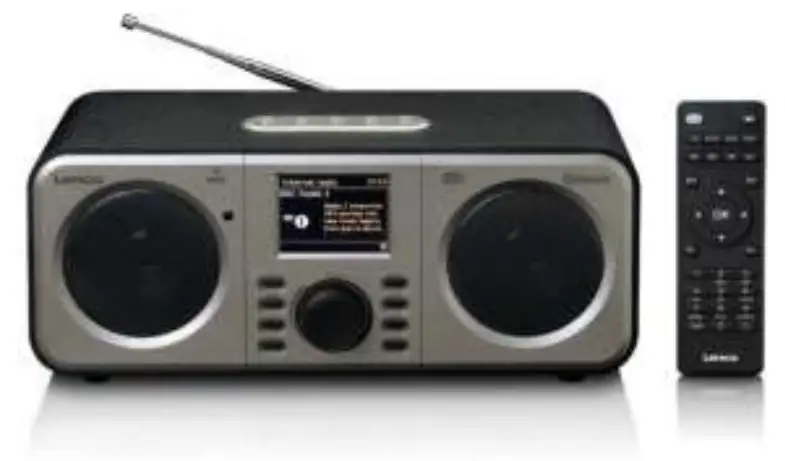 Lenco DIR-140 Stereo Internet Radio with DAB+ FM and Bluetooth