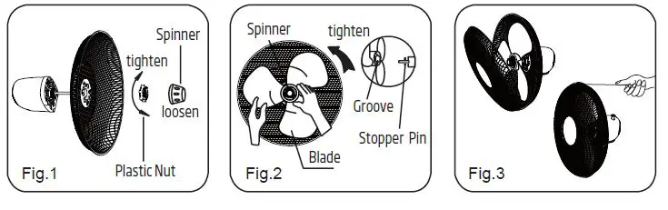 Midea FT30-8MB 12-Inch Electric Table Fan fig2