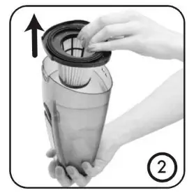 Bennett Read Aero VAC 2 In 1 High Power Lightweight Vacuum - EMPTYING 2