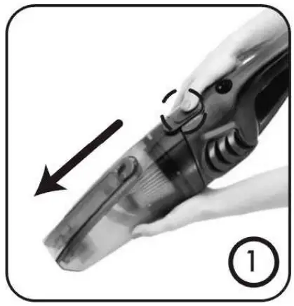 Bennett Read Aero VAC 2 In 1 High Power Lightweight Vacuum - EMPTYING