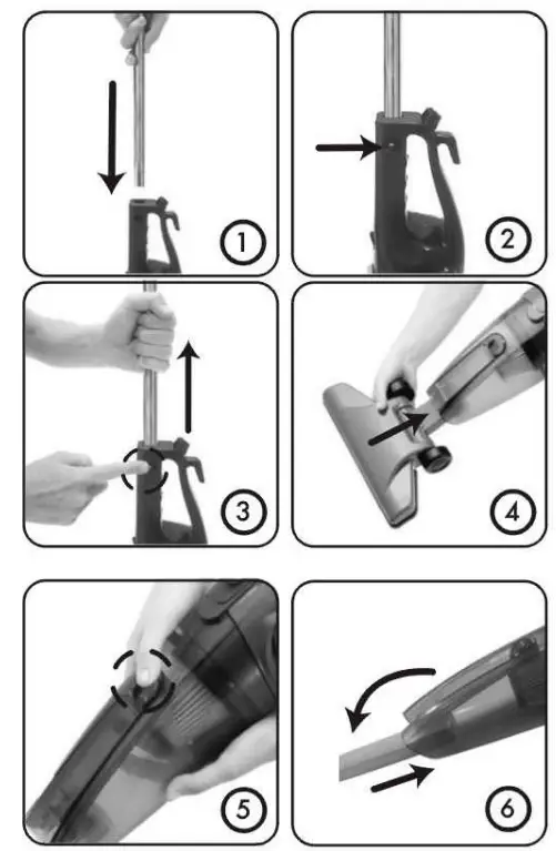 Bennett Read Aero VAC 2 In 1 High Power Lightweight Vacuum - OPERATIONS