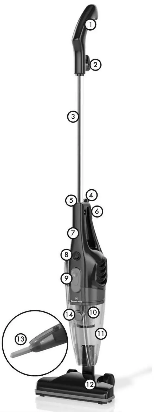 Bennett Read Aero VAC 2 In 1 High Power Lightweight Vacuum - PARTS