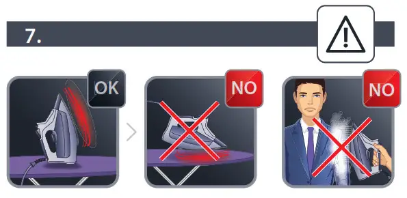 Rowenta DW5210 Focus Excel Steam Iron- 7