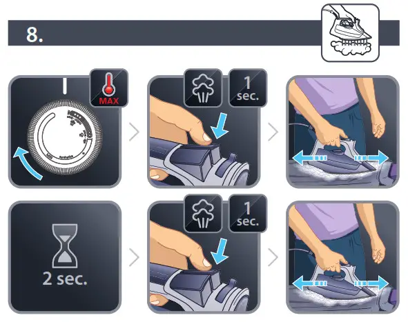 Rowenta DW5210 Focus Excel Steam Iron- 8