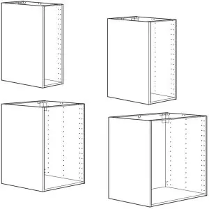 IKEA 102 056 33 METOD Base Cabinet Frame - fig1