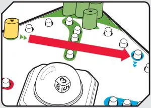 Landing on a SHORTCUT space