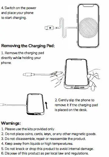 Shenzhen Leaderment Technology SW-WL623 Wireless Charging Pad with USB-C Cable fig8