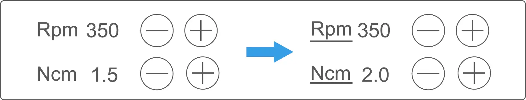 Change Speed and Torque