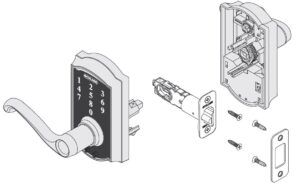 Fig 1 Keyless Touchscreen Lever
