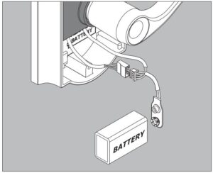 Fig 12 Connect wire and battery.