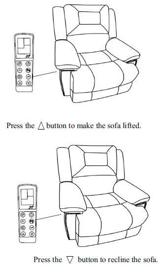 Qualfurn MOF000223A Leather Power Lift Recliner Chair fig 3