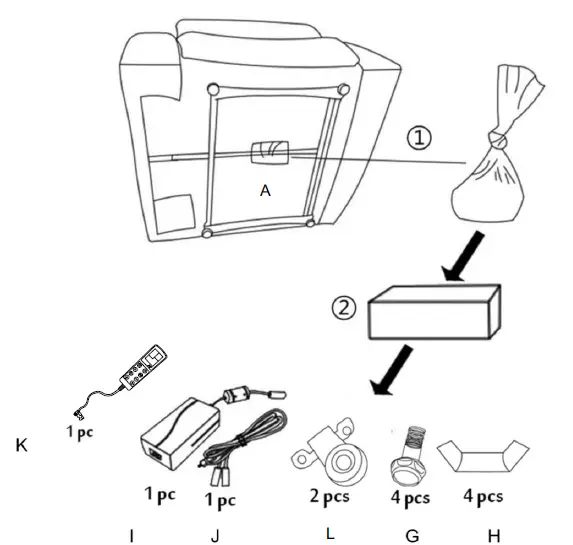 Qualfurn MOF000223A Leather Power Lift Recliner Chair fig 6