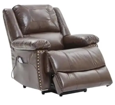 Qualfurn MOF000223A Leather Power Lift Recliner Chair
