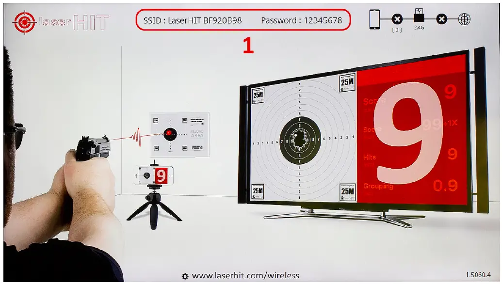 laser HIT WIRELESS-X HDMI Dongle iPhone 7