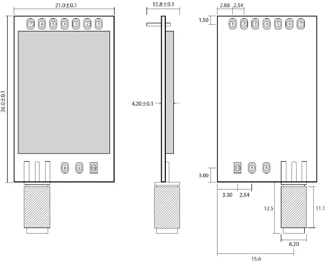 EBYTE E22-400T22D LoRa Wireless Module fig 2