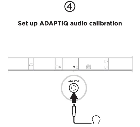 Set up ADAPTiQ audio calibration