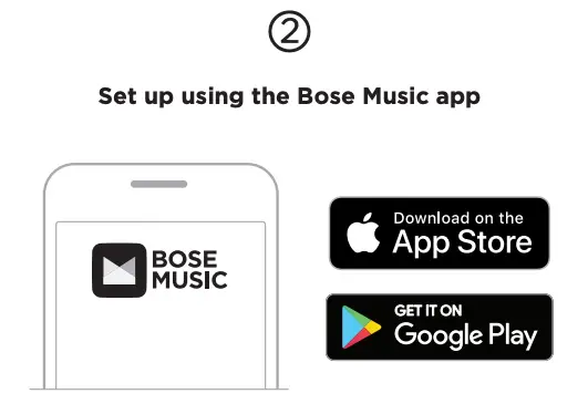 Set up using the Bose Music app