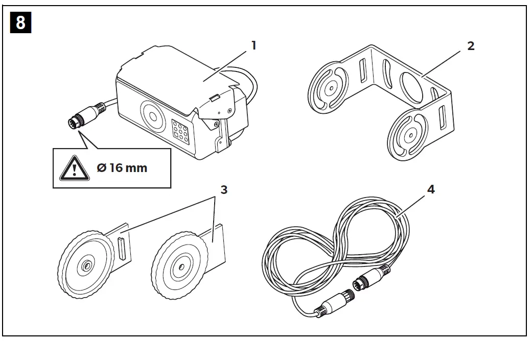 DOMETIC CAM80CM Rear View Video Camera fig 8