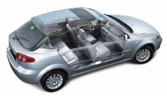 Z-EDGE R1 Dual Dash Cam Built in Wi-Fi FHD 1080P Camera - car