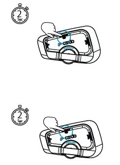 cardo Freecom 2x Motorcycle Helmet Headset 11