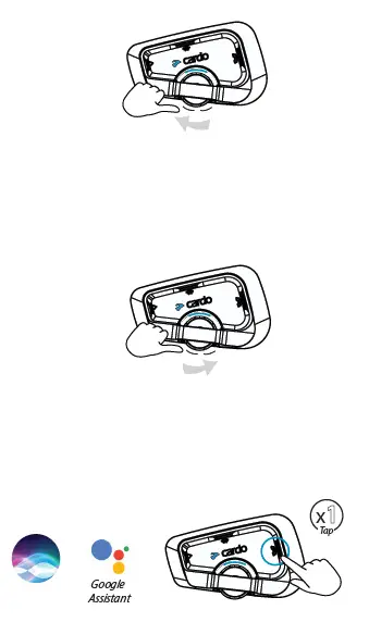 cardo Freecom 2x Motorcycle Helmet Headset 3