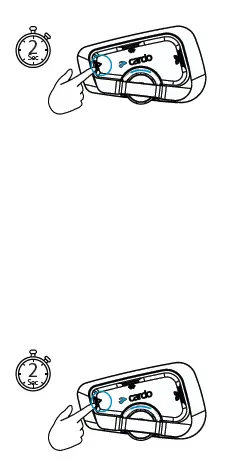 cardo Freecom 2x Motorcycle Helmet Headset 9