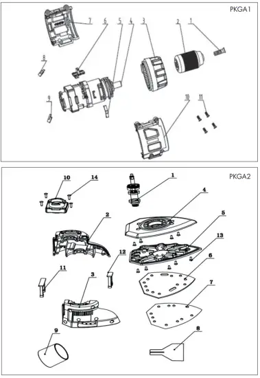 PARKSIDE PKGA 20 Li C2 4 in 1 Cordless Combination Tool - fig4