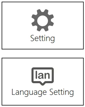 LANGUAGE SETTING