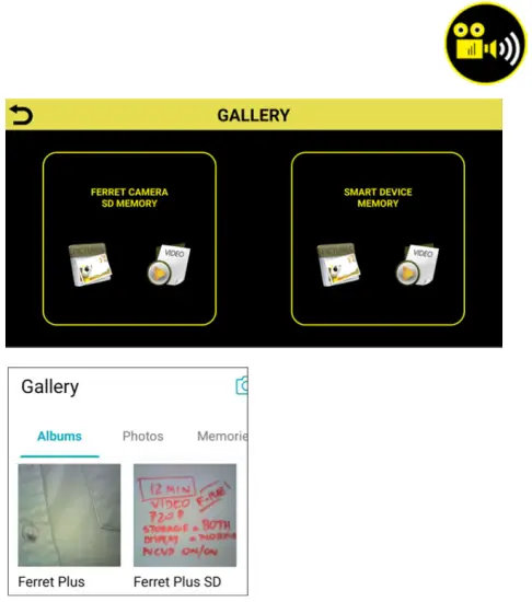 FERRET TOOLS Plus Multipurpose Wireless Inspection Camera - EXPORTING IMAGES