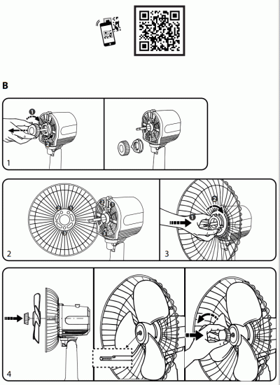 Tefal VF4420FO Essential Plus Floor Fan - fig2