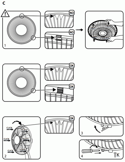 Tefal VF4420FO Essential Plus Floor Fan - fig3