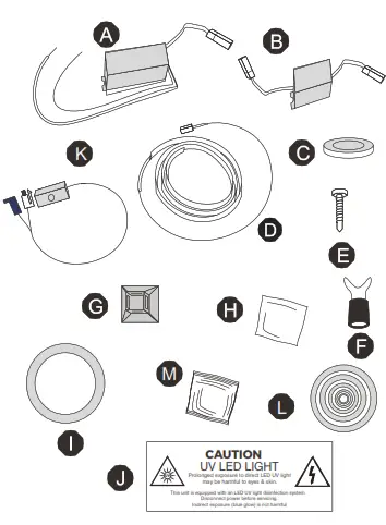 Pioneer IKT UVL32UL AG UVC Bacterial Disinfection for Ductless Mini Split Systems - Driver