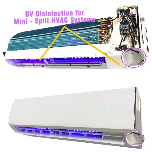 Pioneer IKT UVL32UL AG UVC Bacterial Disinfection for Ductless Mini Split Systems - Input