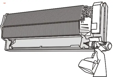 Pioneer IKT UVL32UL AG UVC Bacterial Disinfection for Ductless Mini Split Systems - louvers