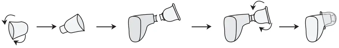 beurer HA 60 Hearing Amplifiers - earplug